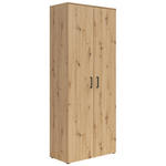 MEHRZWECKSCHRANK 80/195/40 cm  - Anthrazit/Schwarz, MODERN, Holzwerkstoff/Kunststoff (80/195/40cm) - Carryhome