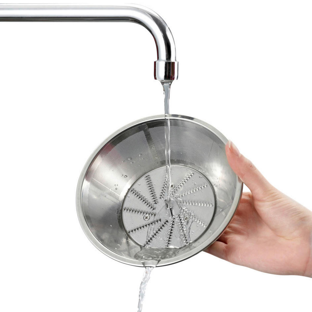ENTSAFTER  - Edelstahlfarben/Schwarz, KONVENTIONELL, Kunststoff/Metall (24/40/45cm) - Severin