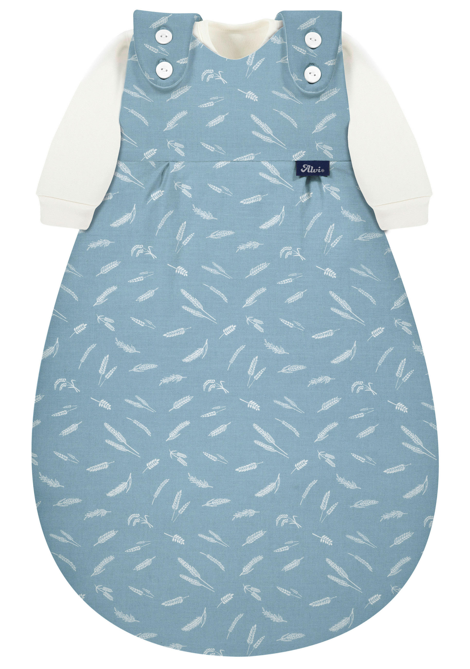 BABYSCHLAFSACKSET Earth blau    56/62   - Blau, Basics, Textil (56/62null) - Alvi