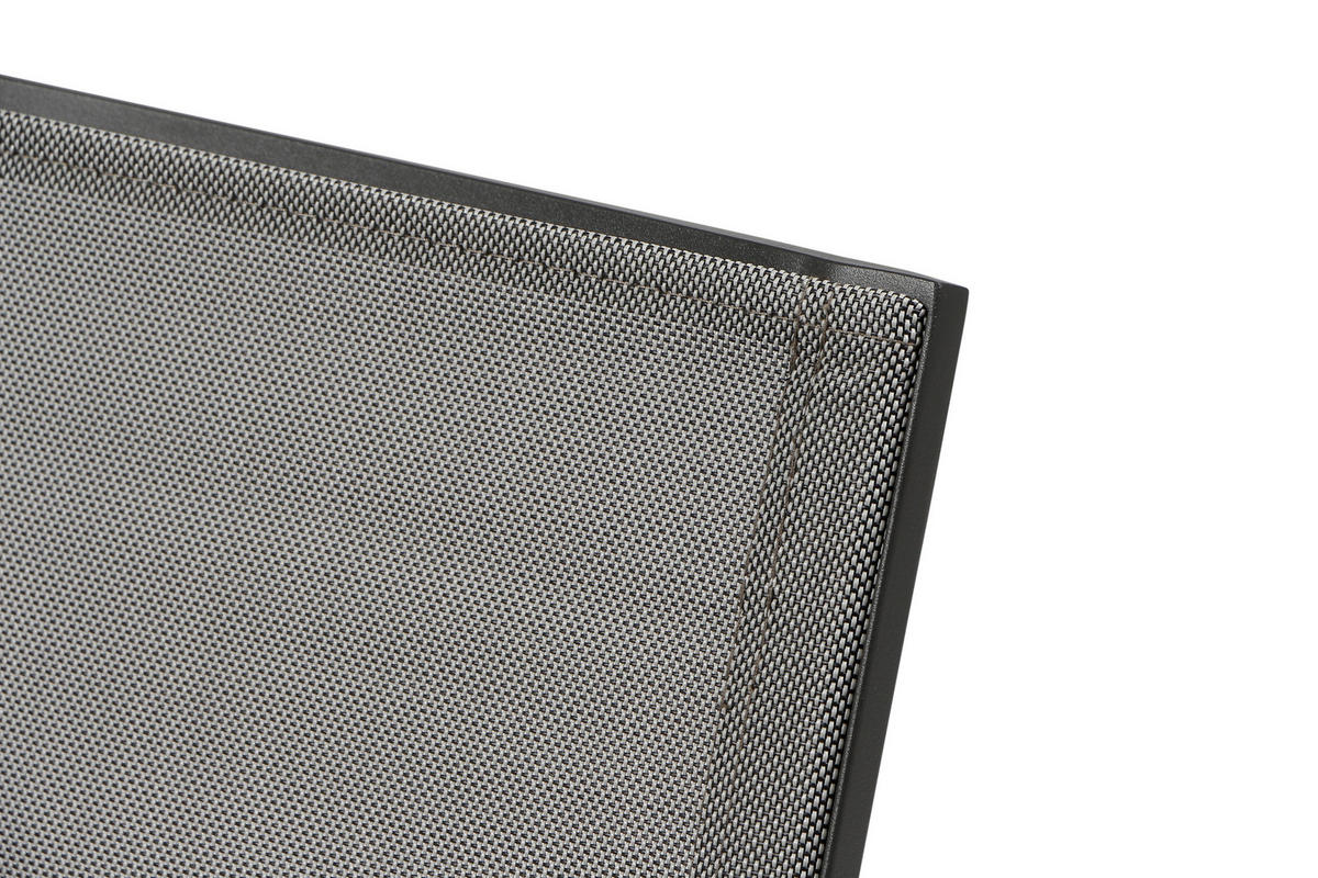 GARTENTISCHGRUPPE  - Anthrazit/Schwarz, KONVENTIONELL, Keramik/Textil - Gardenson