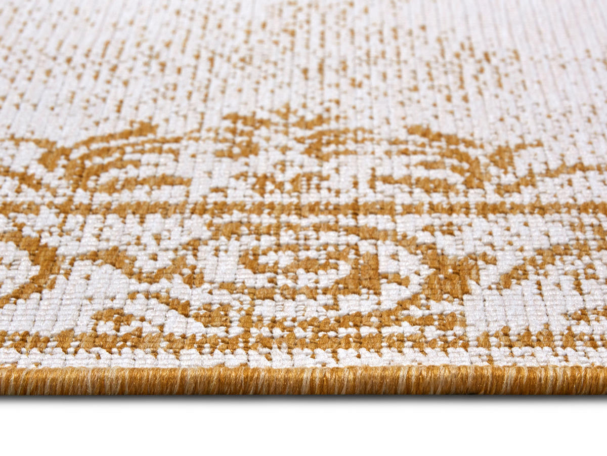 OUTDOORTEPPICH 80/150 cm Twin Supreme Creme, Honig  - Creme/Honig, Design, Kunststoff (80/150cm)