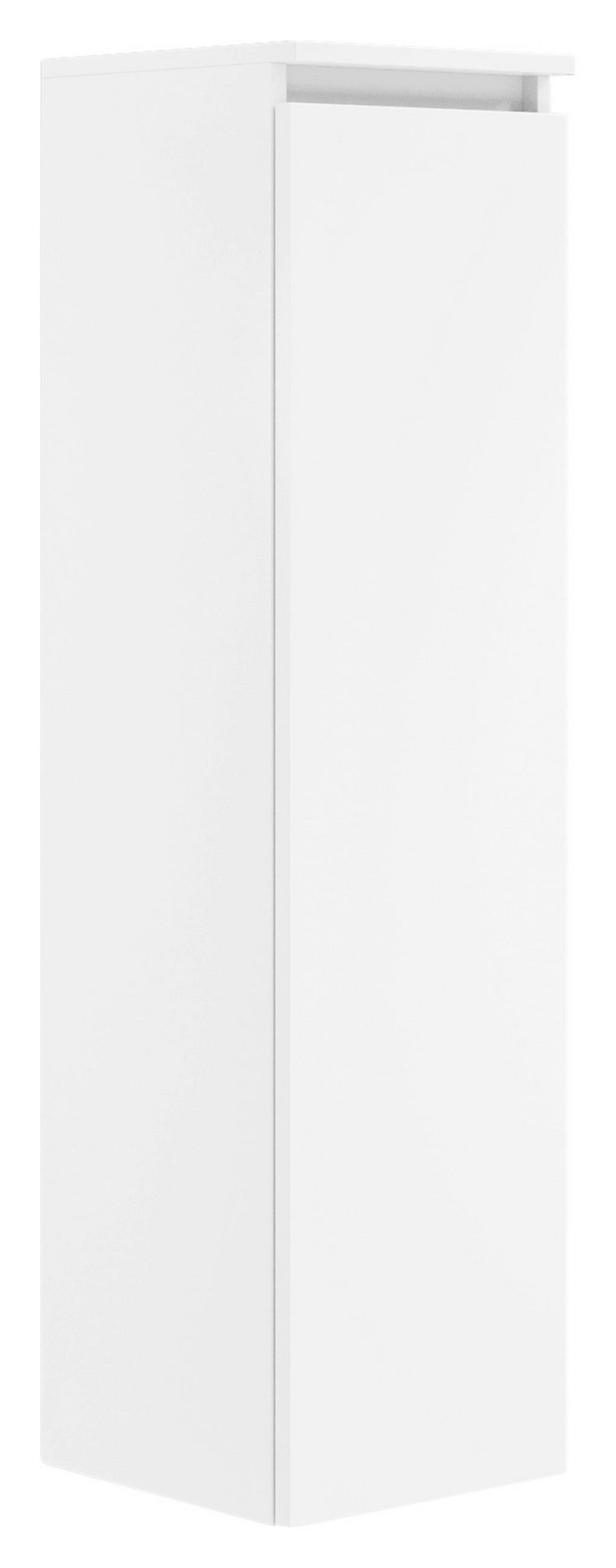 BADEZIMMER  in 122,4 cm  - Weiß Hochglanz/Weiß, KONVENTIONELL, Holzwerkstoff (122,4cm) - Puris