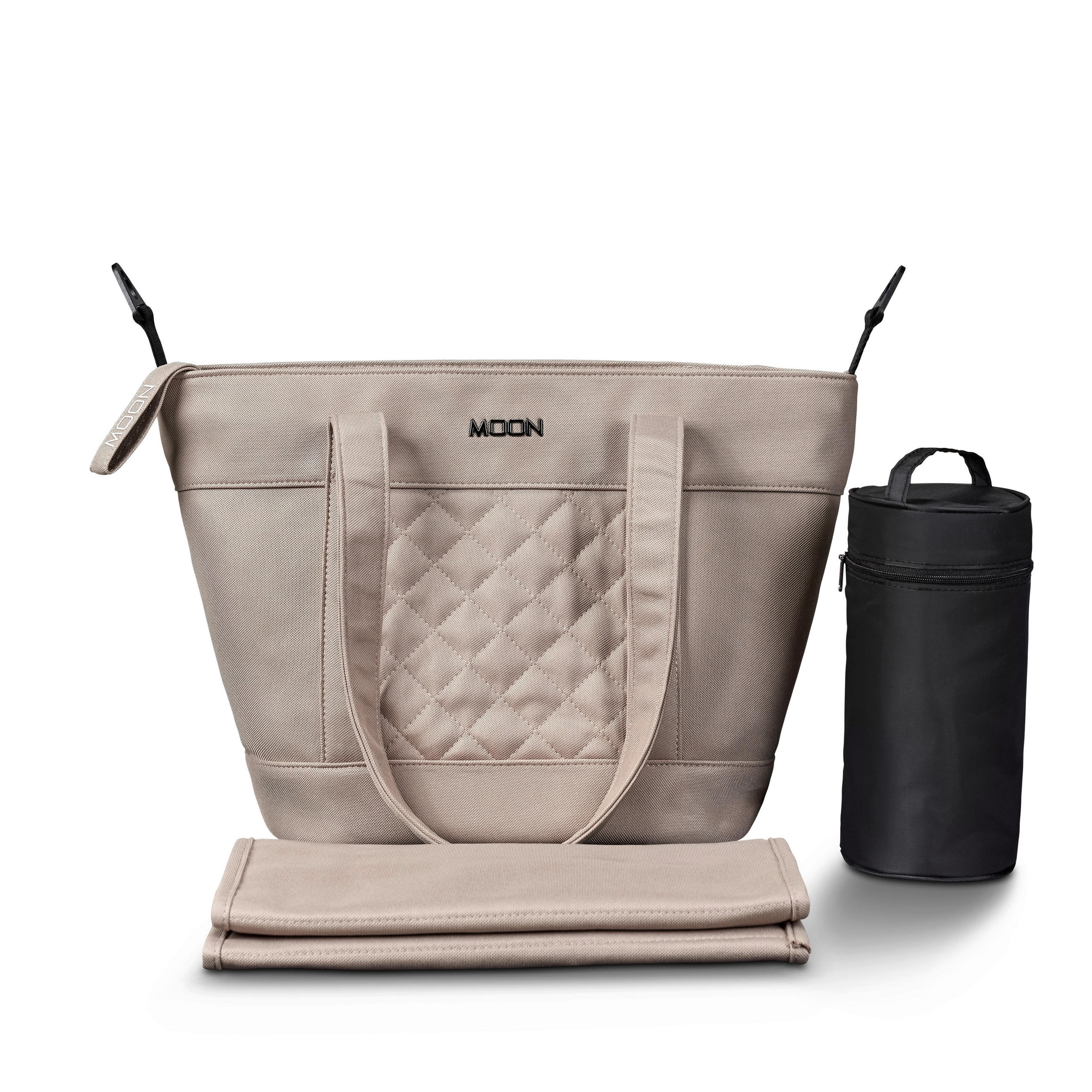 WICKELTASCHE V-Shape Bag  - Sandfarben, Basics, Textil (41/16/28cm) - Moon