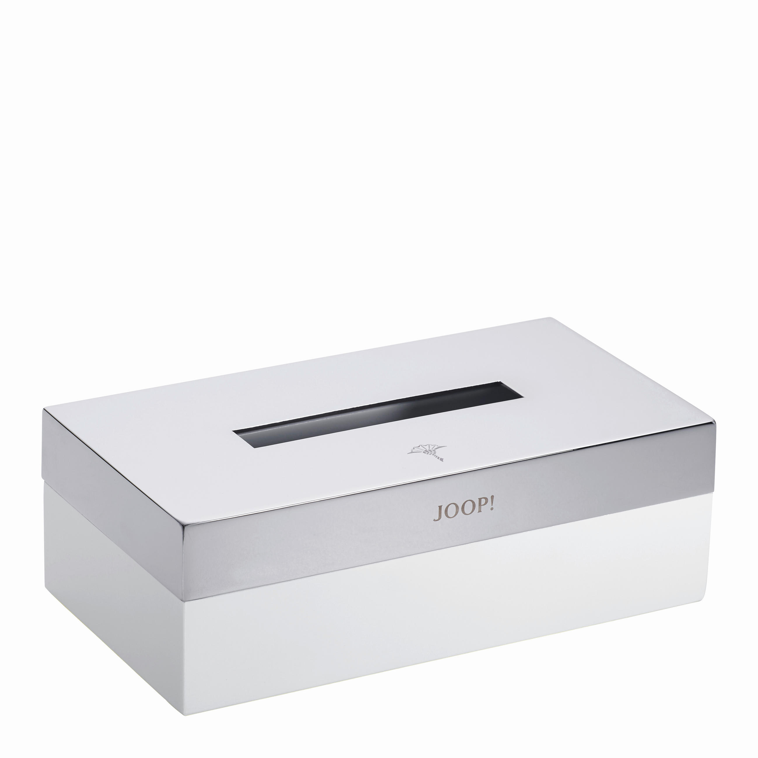 PAPIERSPENDER - Chromfarben/Weiß, Basics, Keramik/Metall (23/12/8,5cm) - Joop!