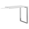 ANBAUSCHREIBTISCH Weiß  - Weiß, KONVENTIONELL, Holzwerkstoff/Metall (85/56/77cm) - Voleo