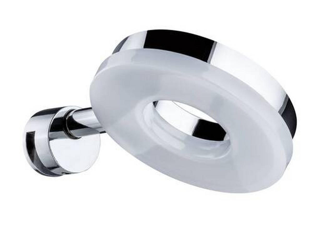 LED-WANDLEUCHTE   - Chromfarben, Design, Kunststoff/Metall (9,3cm) - Paulmann