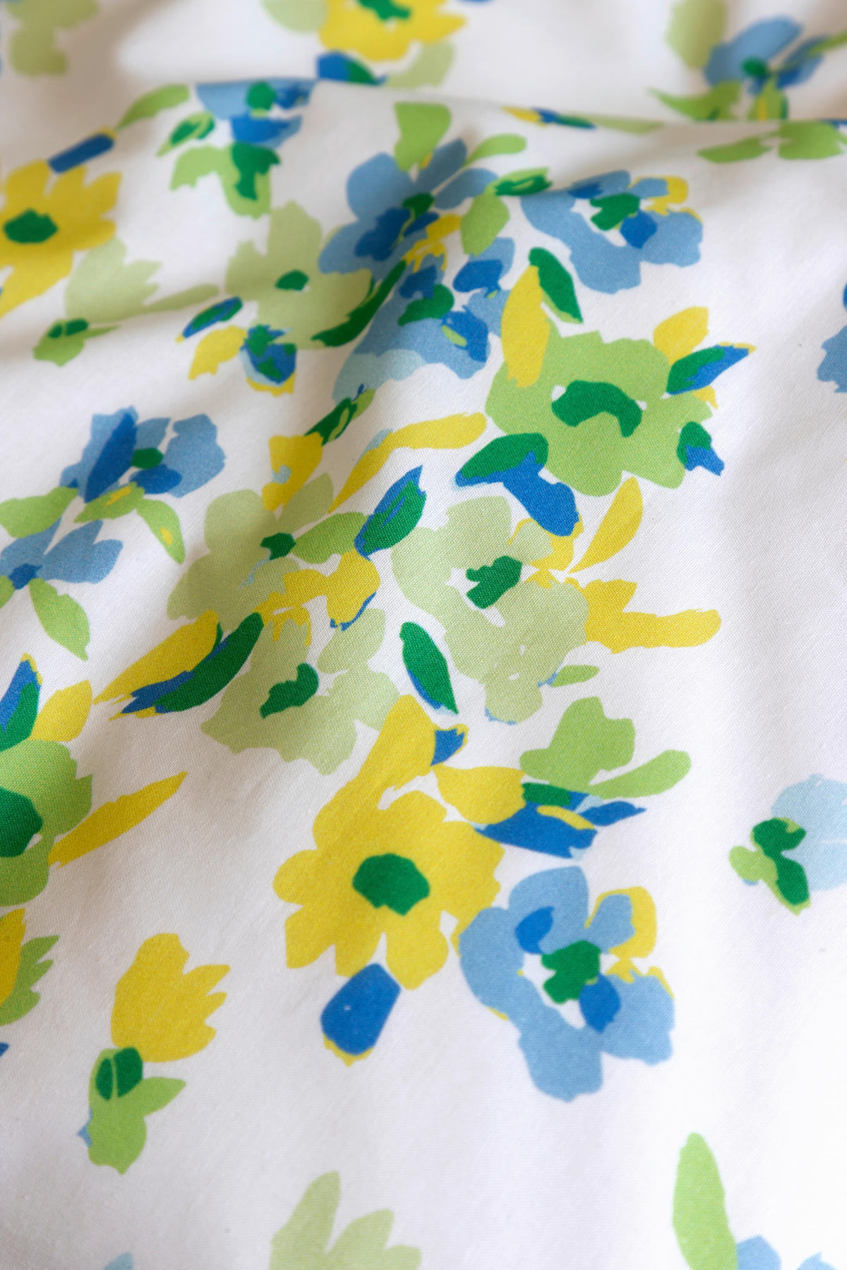 POVLEČENÍ, renforcé, bílá, světle modrá, světle zelená, 140/200 cm - bílá/světle zelená, Basics, textil (140/200cm) - MISTRAL