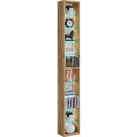 REGAL Eichefarben, Honig  - Eichefarben/Honig, Basics, Glas/Holzwerkstoff (21/152/20cm) - MID.YOU