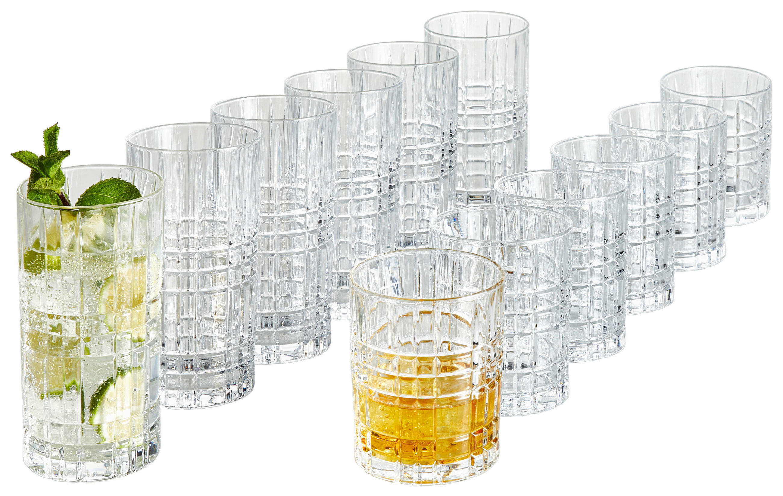 GLÄSERSET Nachtmann  12-teilig  - Klar, LIFESTYLE, Glas (28,2/23,9/34,4cm) - Nachtmann
