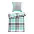 BETTWÄSCHE Anthrazit, Mintgrün, Weiß 155/220 cm - Anthrazit/Weiß, Design, Textil (155/220cm) - Tom Tailor