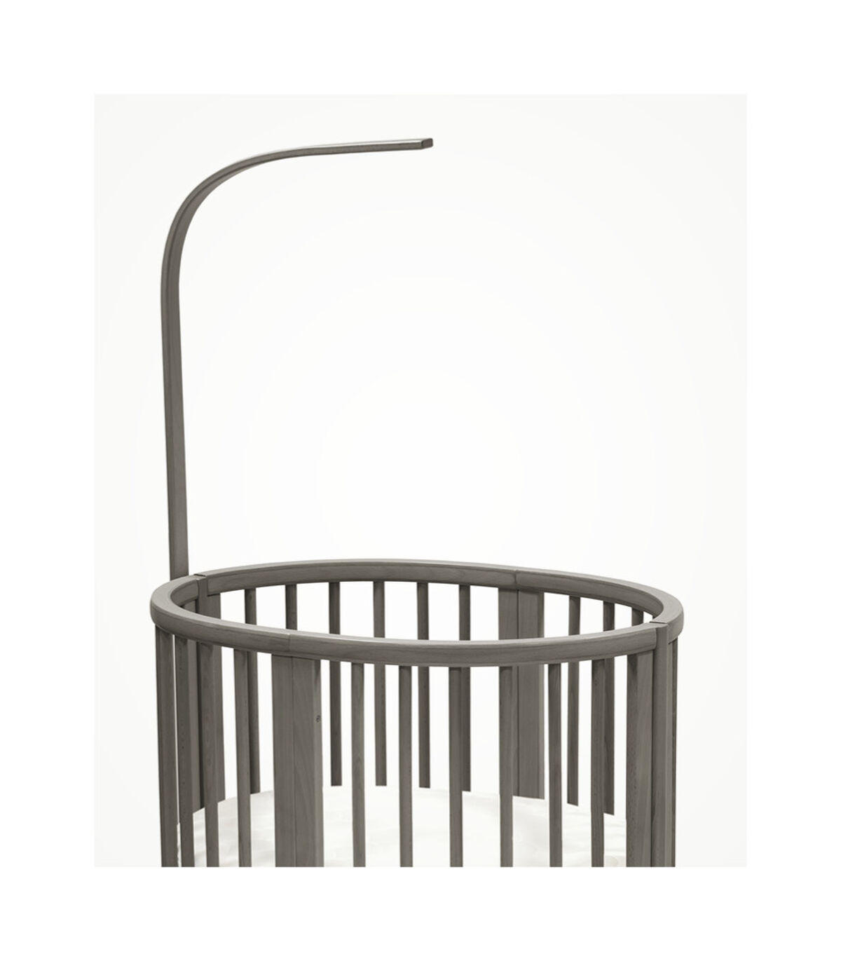 SCHLEIERSTANGE SLEEPI V3  61,5/4,5/0,4 cm  - Dunkelgrau, Basics, Holz (61,5/4,5/0,4cm) - Stokke