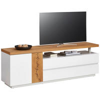 LOWBOARD  in 170/57/40 cm  - Eichefarben/Weiß, Design, Holz/Holzwerkstoff (170/57/40cm) - Xora