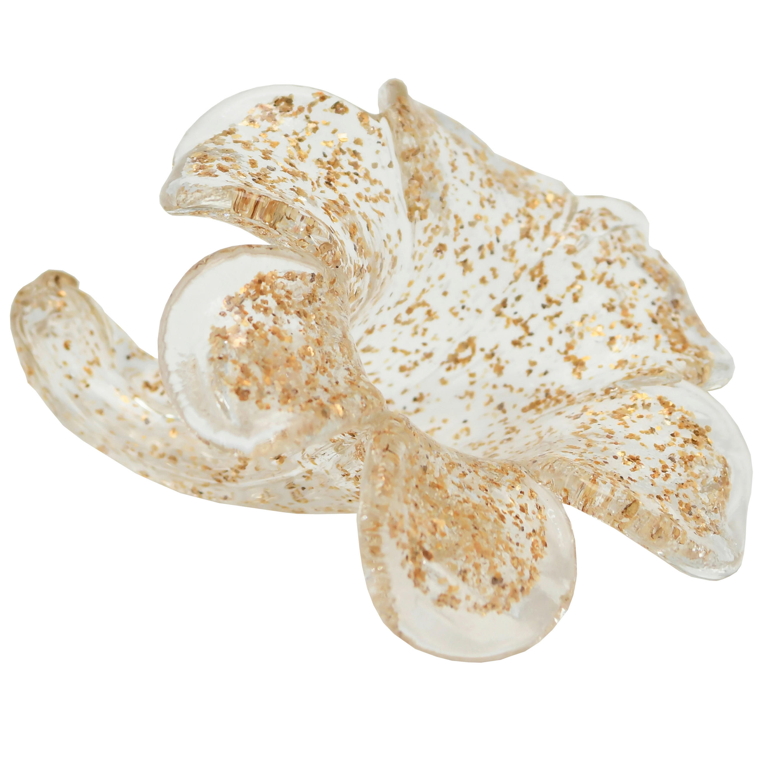 CVIJET DEKORATIVNI  - zlatne boje, Konvencionalno, staklo (9/9/6,5cm) - Ambia Home