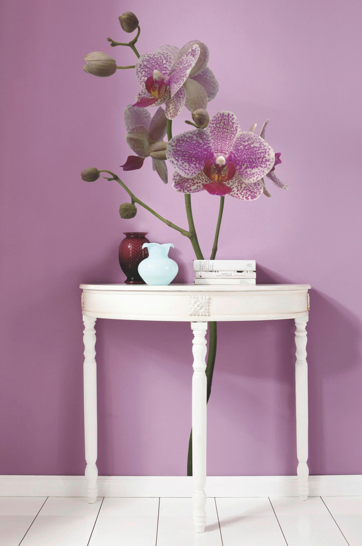 DEKOSTICKER 100/70 cm    Orchidee  - Pink/Weiß, Natur, Kunststoff (100/70cm) - Komar