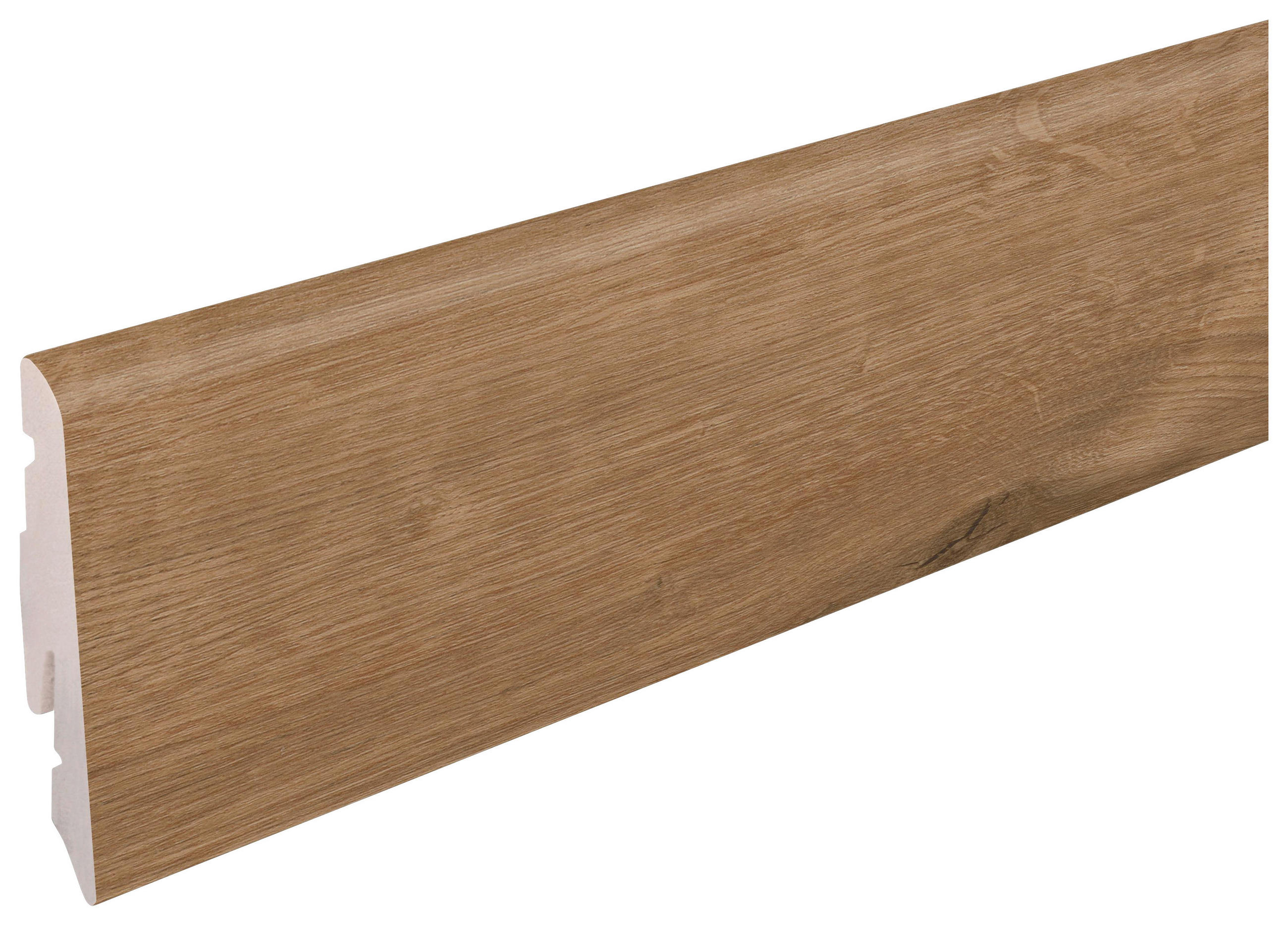 SOKLOVÁ LIŠTA  (za kus) farba duba - farba duba, Basics, plast (240/5.8/1.2cm)