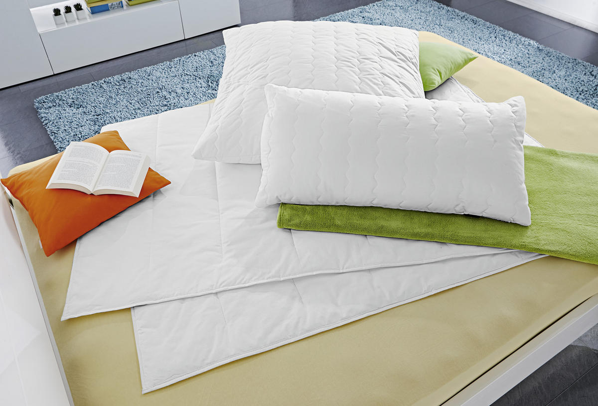 SOMMERDECKE  Thermo Balance  155/220 cm   - Weiß, Basics, Textil (155/220cm) - Centa-Star