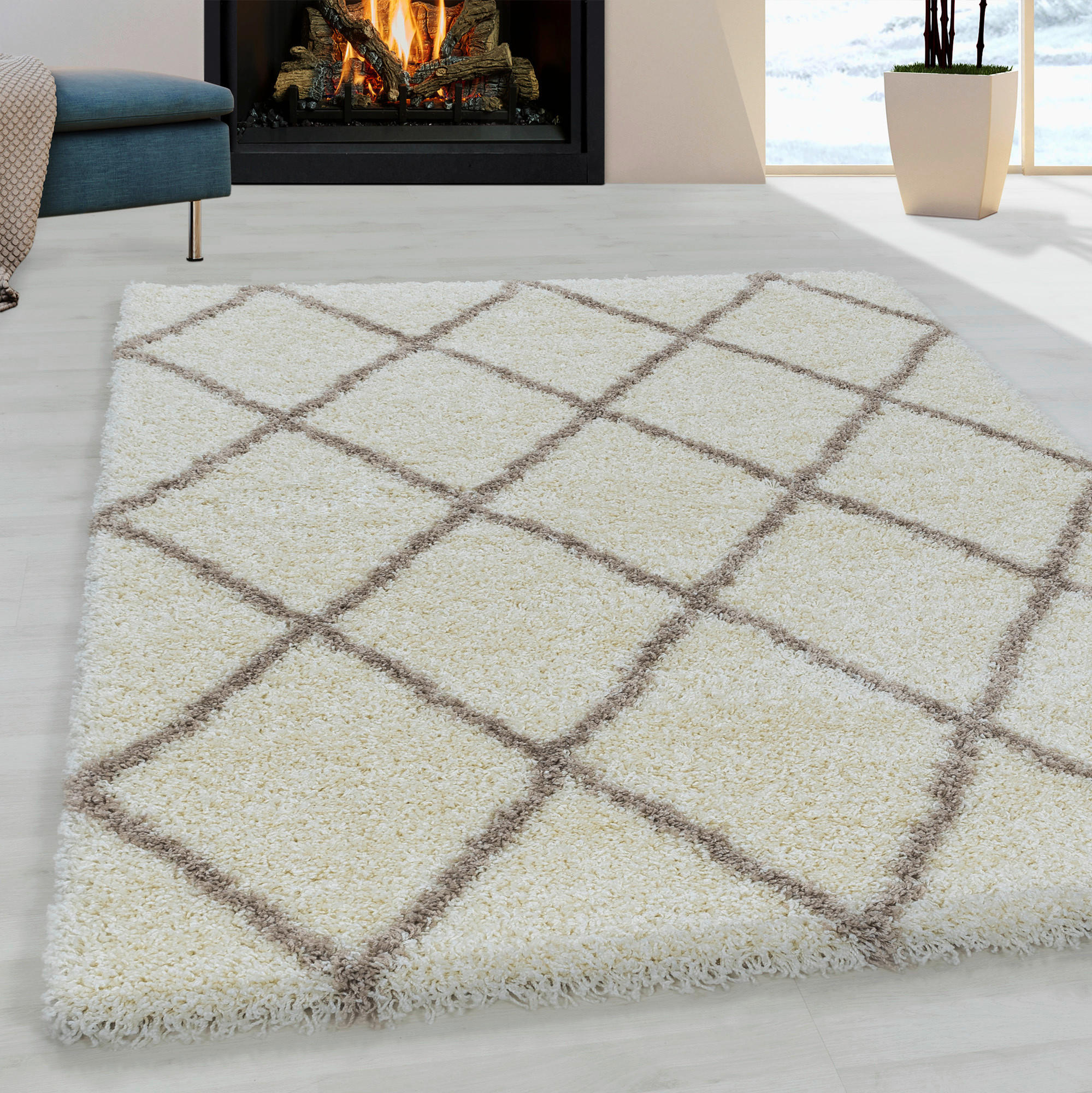LÄUFER 80/250 cm Alvor 3401 cream  - Creme, Basics, Textil (80/250cm) - Novel