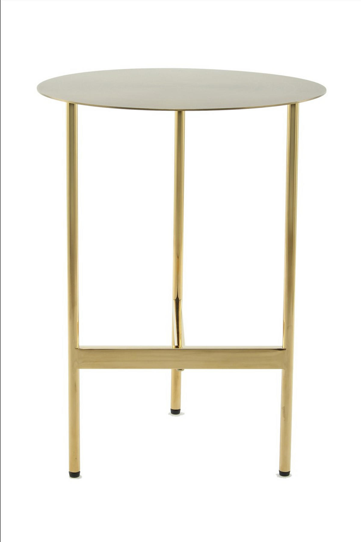 BEISTELLTISCH Goldfarben  - Goldfarben, Design, Metall (40/54/40cm) - Kayoom