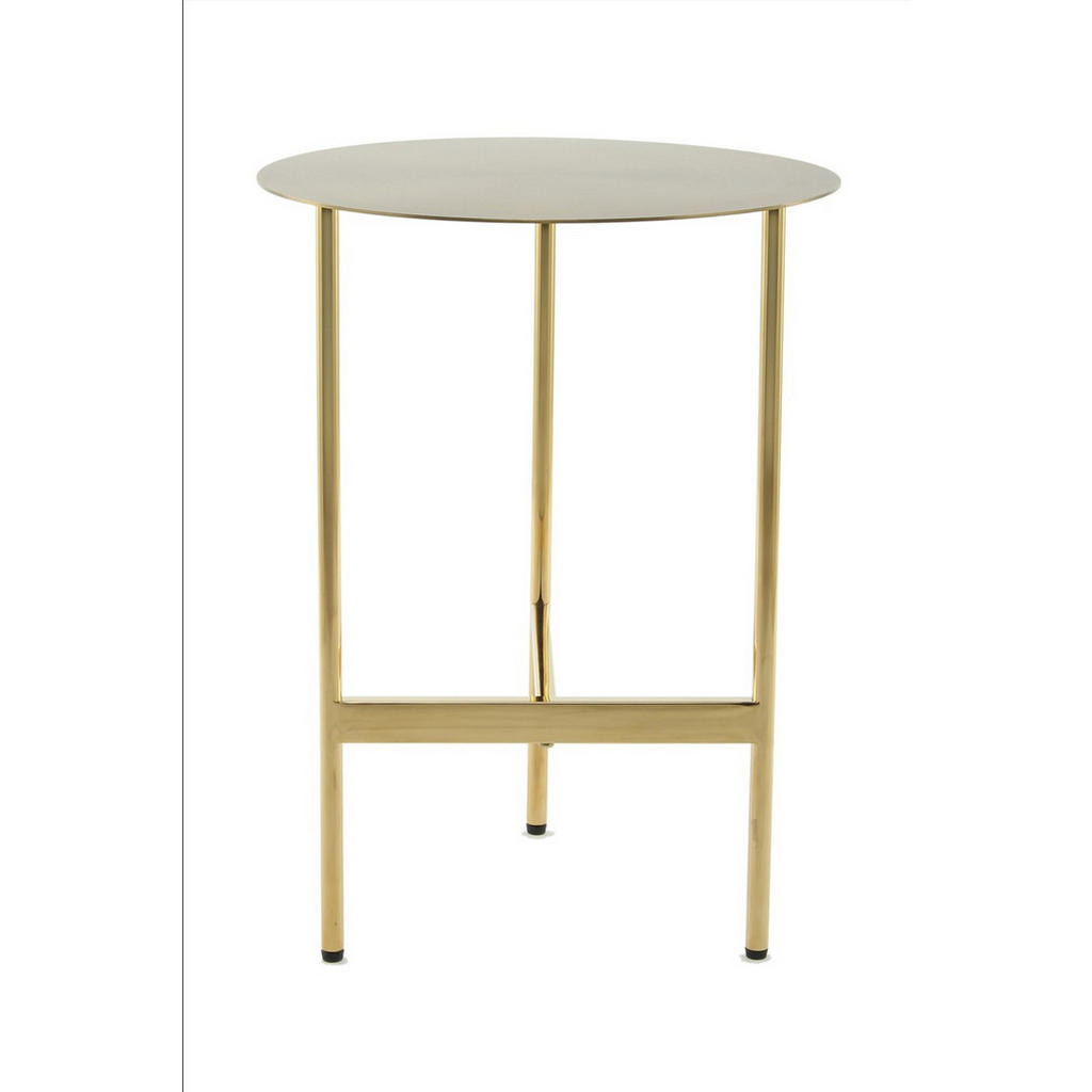 Thumbnail - Kayoom Beistelltisch, Gold, Metall, 40x54x40 cm, einfacher Aufbau, Wohnzimmer, Wohnzimmertische, Beistelltische, Beistel...