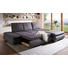 WOHNLANDSCHAFT Bettkasten, Schlaffunktion - Chromfarben/Anthrazit, Design, Kunststoff/Textil (280/196cm) - XORA