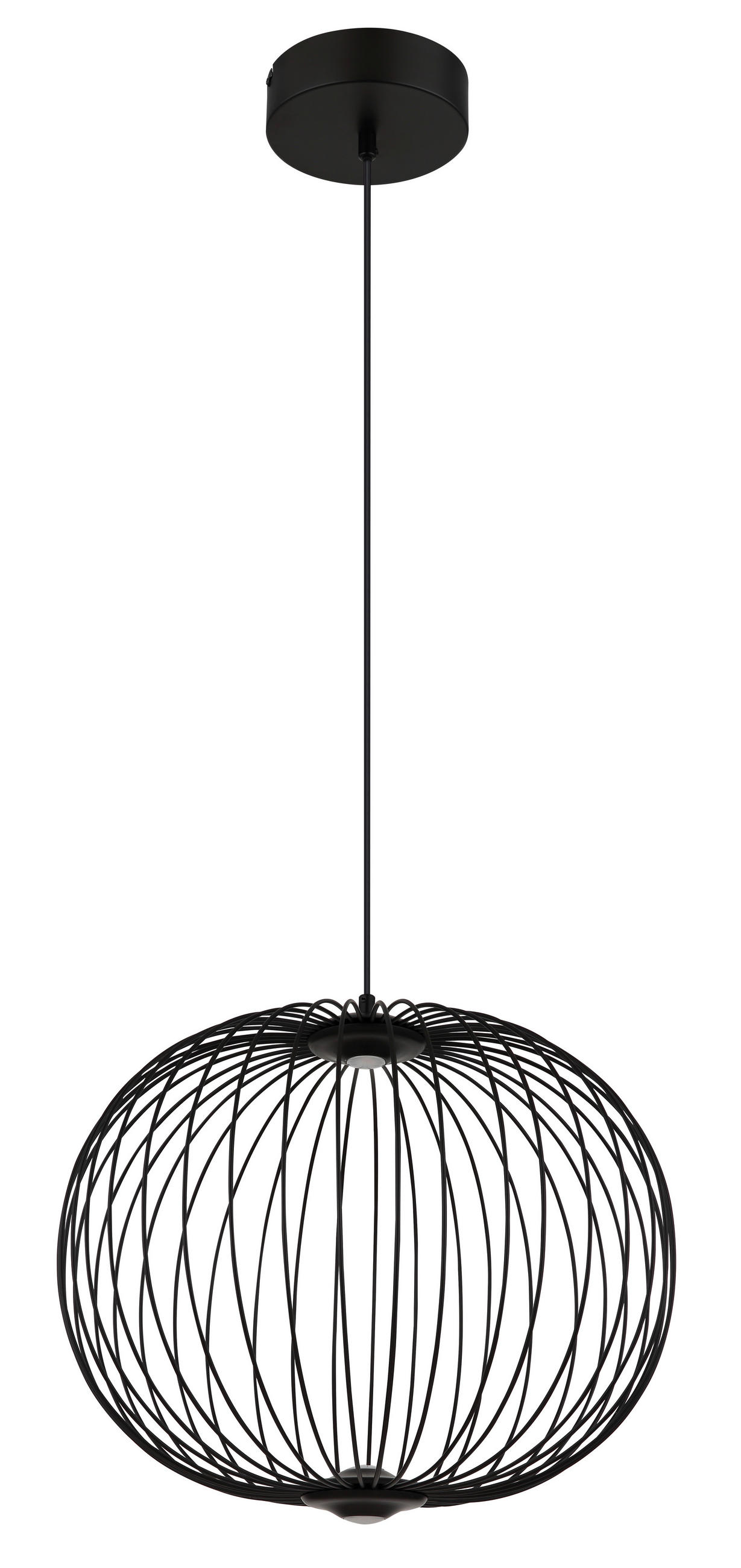 LED-HÄNGELEUCHTE 50/150 cm    - Schwarz, Basics, Kunststoff/Metall (50/150cm) - Globo