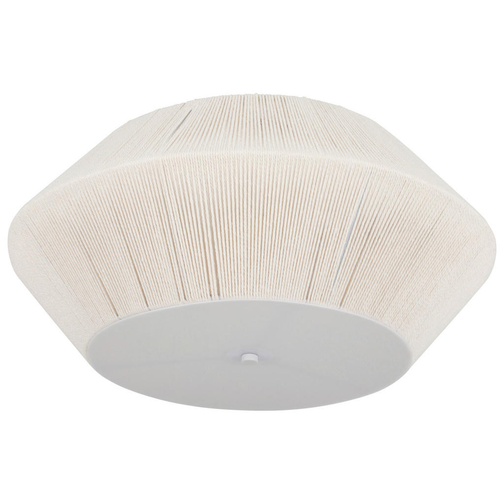 Thumbnail - Collet's Monde Deckenleuchte, Weiß, Metall, Textil, Abstraktes,Abstraktes, 25 cm, RoHS, CE, Textilschirm, Lampen & Leuch...