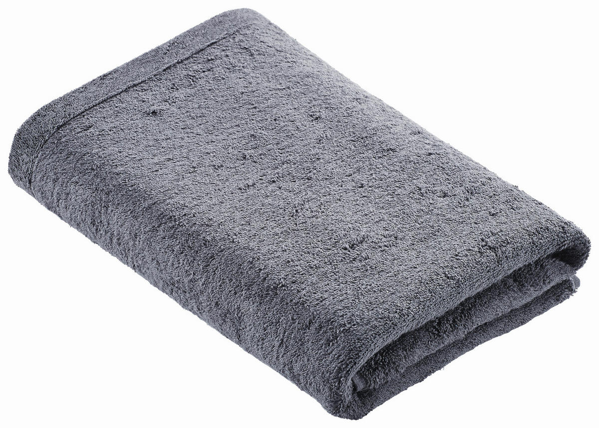 DUSCHTUCH Lifestyle Uni 70/140 cm  - Anthrazit, Basics, Textil (70/140cm) - Cawoe