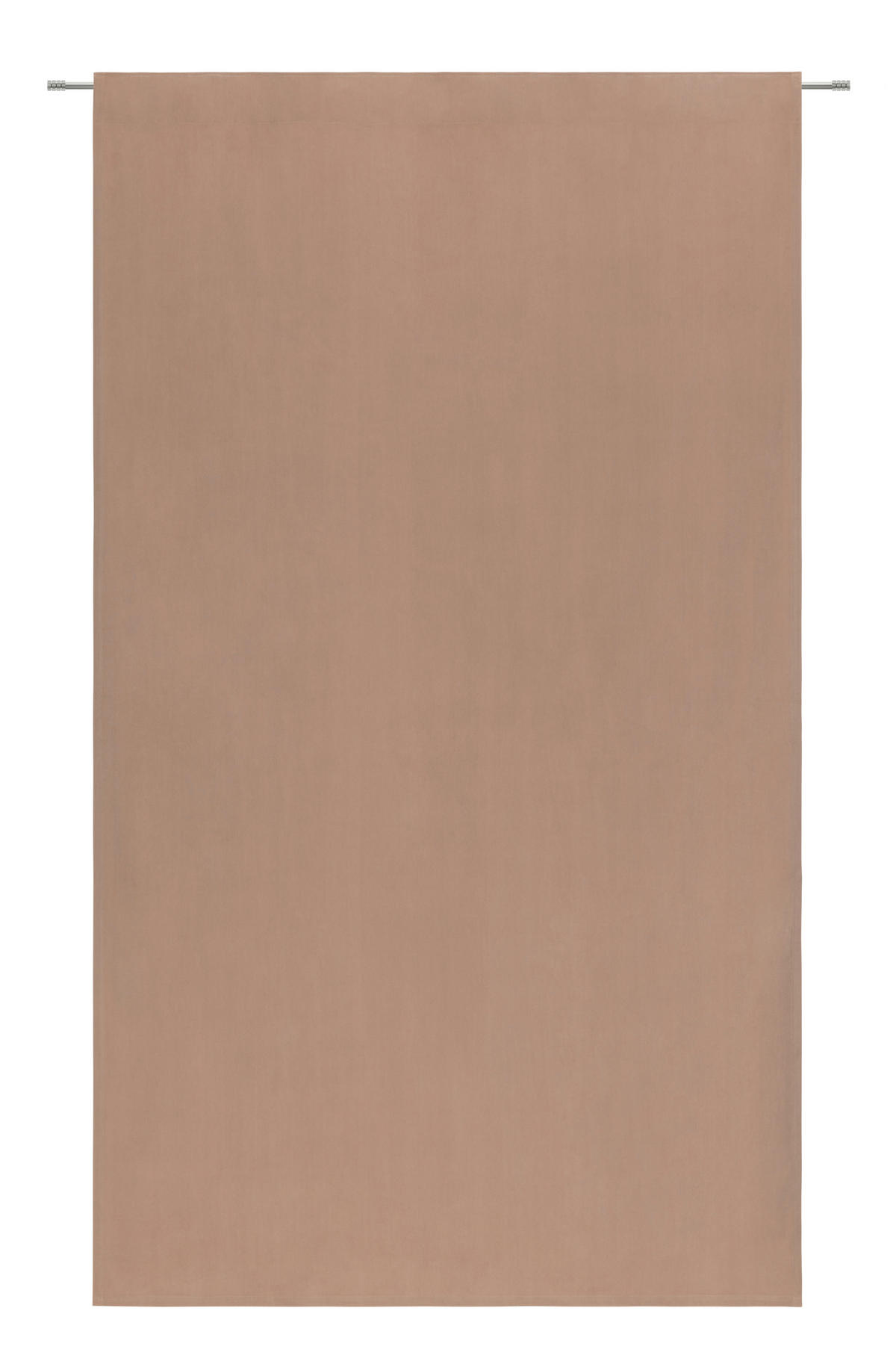 HOTOVÝ ZÁVĚS, 140/245 cm - šedohnědá, Basics, textil (140/245cm) - Esposa