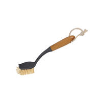 ČETKA ZA PRANJE POSUĐA  - smeđa, Basics, drvo/plastika (27cm)