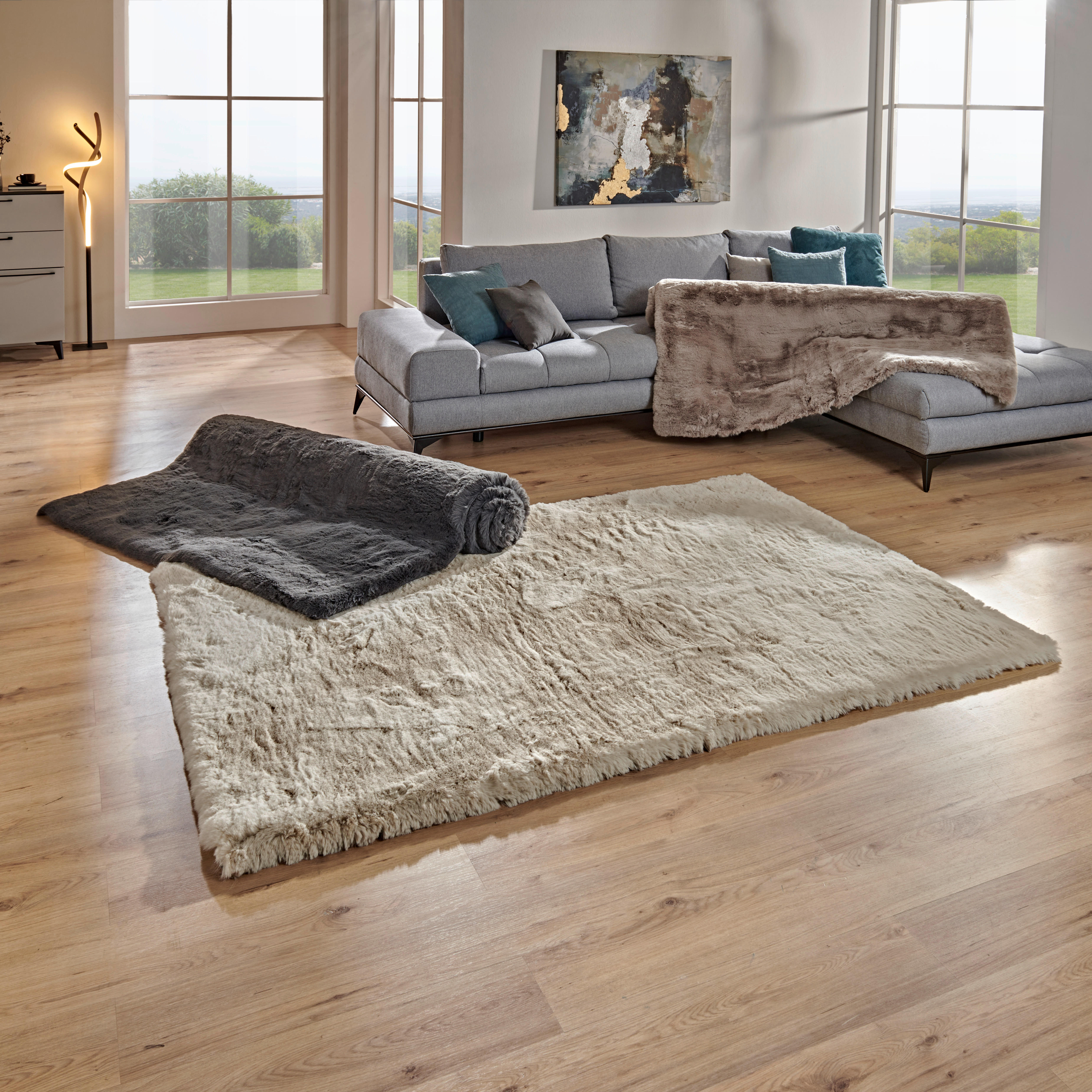 RYAMATTA 80/150 cm Yogi  - beige, Design, textil (80/150cm) - Novel