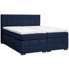 BOXSPRINGBETT 180/200 cm  in Dunkelblau  - Schwarz/Dunkelblau, KONVENTIONELL, Holz/Holzwerkstoff (180/200cm) - Moderano