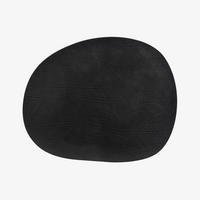 TISCHSET Leder Schwarz 33,5/41 cm  - Schwarz, Basics, Leder (33,5/41cm) - Aida