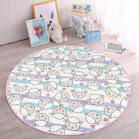 KINDERTEPPICH 150/150 cm Multicolor rund  - Multicolor, Basics, Textil (150/150cm)