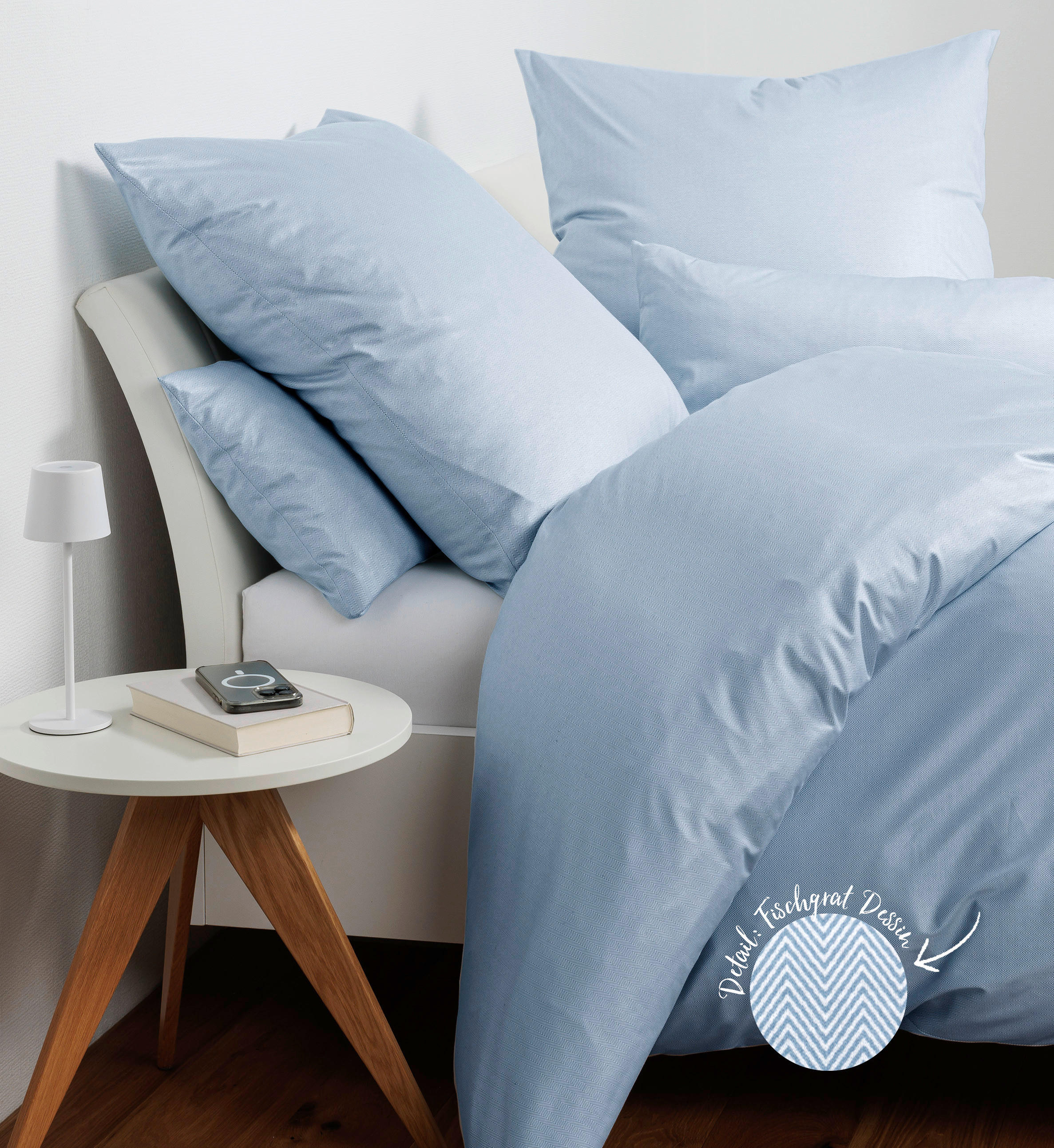 BETTWÄSCHE 135/200 cm  - Blau, Design, Textil (135/200cm) - Janine