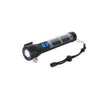 ELEMLÁMPA - fekete/áttetsző, Basics, műanyag/fém (20/3,2/4,5cm) - Boxxx