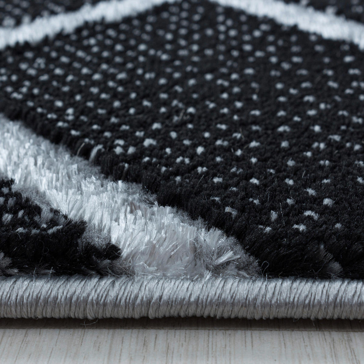 VÄVD MATTA 160/230 cm Naxos 3814 silber  - silver, Design, textil (160/230cm)