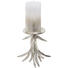 KERZENHALTER - Nickelfarben, Design, Metall (17/19/15,5cm) - Ambia Home KERZENHALTER - Nickelfarben, Design, Metall (17/19/15,5cm) - Ambia Home