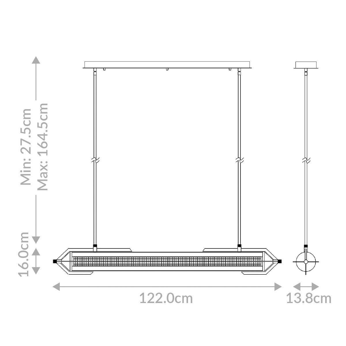 LED-HÄNGELEUCHTE    - Goldfarben, Konventionell, Glas/Metall (16/12,2/13,8cm) - Elstead Lighting