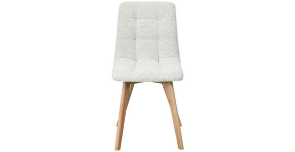 STUHL  Stoffauswahl Leinenoptik  - Beige/Naturfarben, Design, Holz/Textil (45/89/53cm) - Carryhome