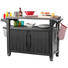 GARTEN-SERVIERWAGEN - Edelstahlfarben/Braun, KONVENTIONELL, Kunststoff/Metall (128/90/52cm) - Ambia Garden GARTEN-SERVIERWAGEN - Edelstahlfarben/Braun, KONVENTIONELL, Kunststoff/Metall (128/90/52cm) - Ambia Garden