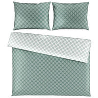 WENDEBETTWÄSCHE Satin 200/200 cm  - Grün, KONVENTIONELL, Textil (200/200cm) - Esposa
