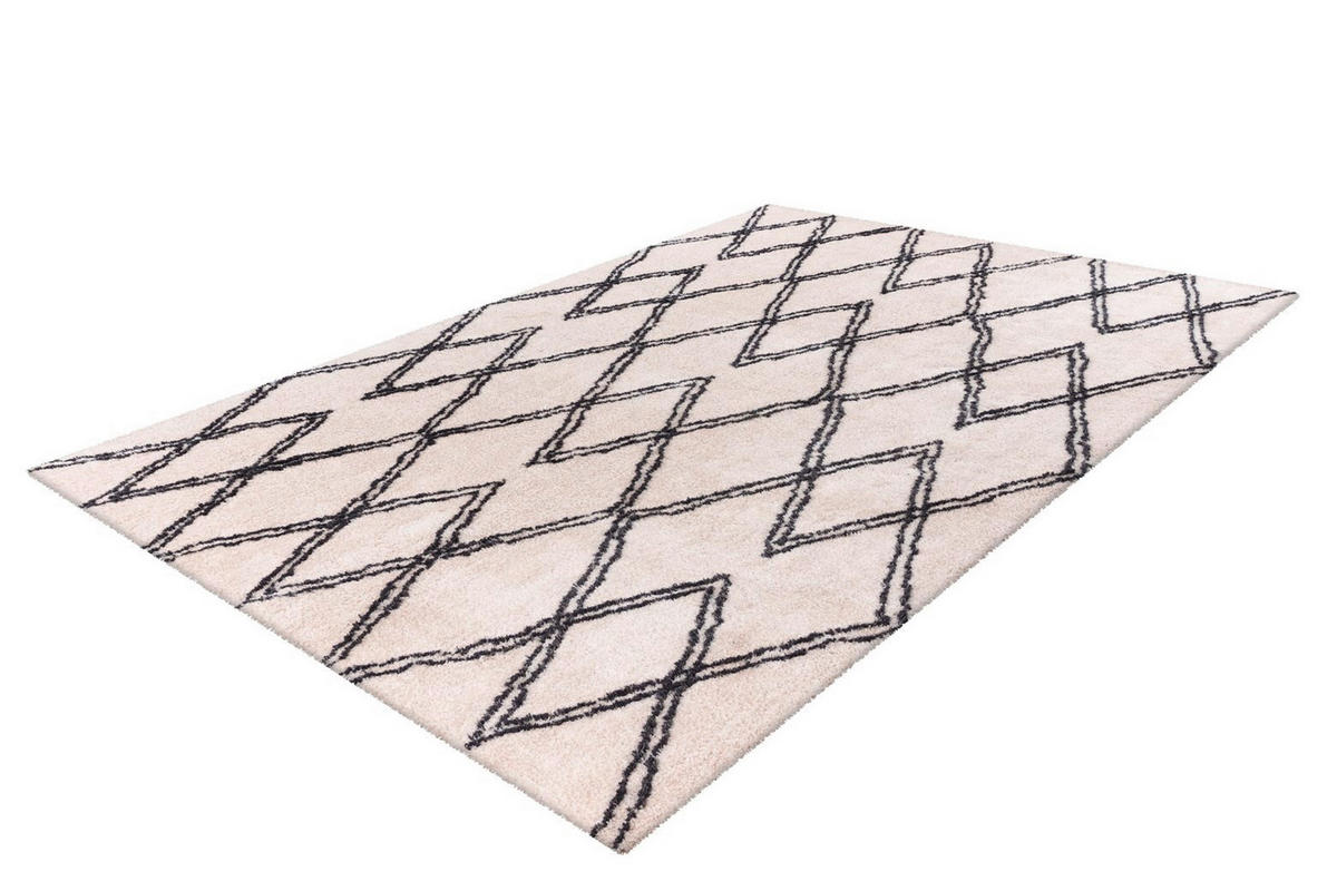 HOCHFLORTEPPICH 160/230 cm Orlando 325 Elfenbein Creme  - Creme, KONVENTIONELL, Textil (160/230cm)