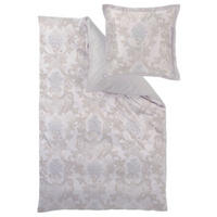 BETTWÄSCHESET Damast 160/210 cm  70 cm/50 cm  - Silberfarben/Goldfarben, Design, Textil (160/210cm) - Curt Bauer