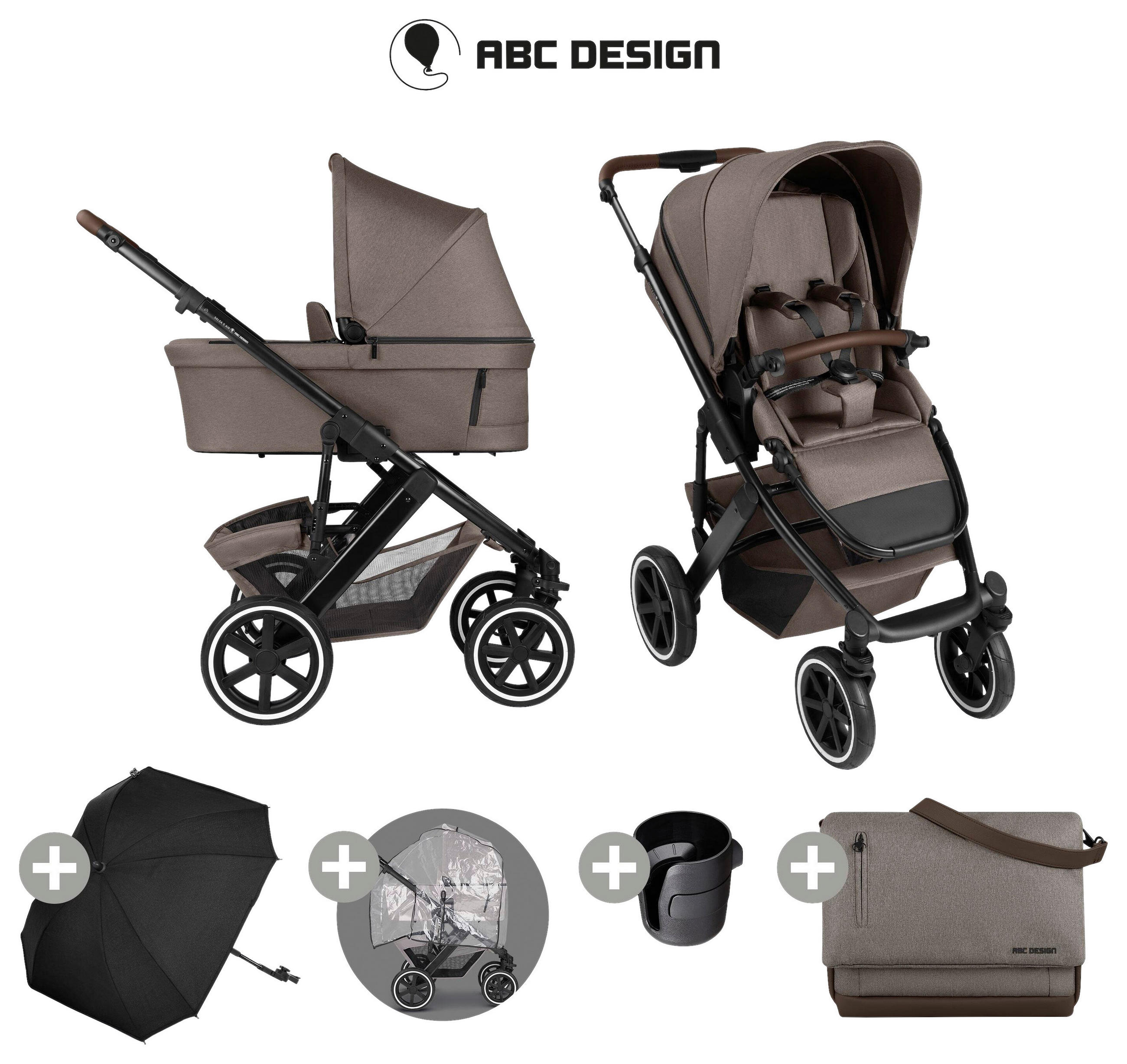 KINDERWAGENSET    - Basics (63/118/95.5cm) - ABC Design
