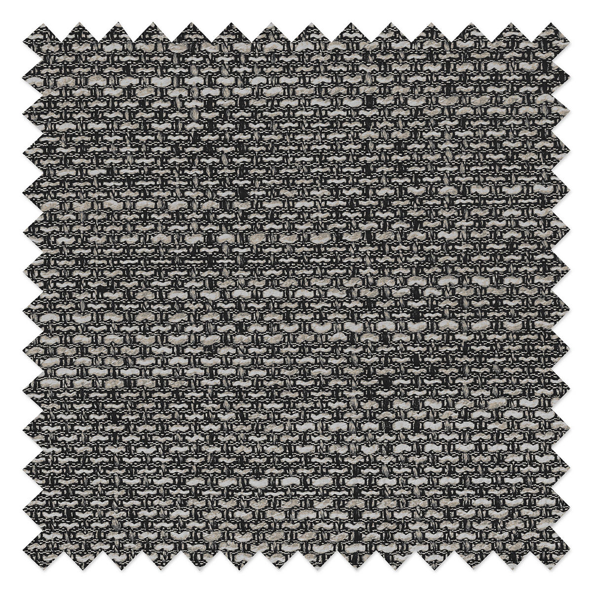 ECKSOFA Grau, Weiß Textilgeflecht  - Chromfarben/Schwarz, Design, Textil (266/175cm) - Livetastic