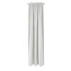 WÄRMESCHUTZVORHANG MILTON Verdunkelung 140/245 cm   - Weiß, Basics, Textil (140/245cm)