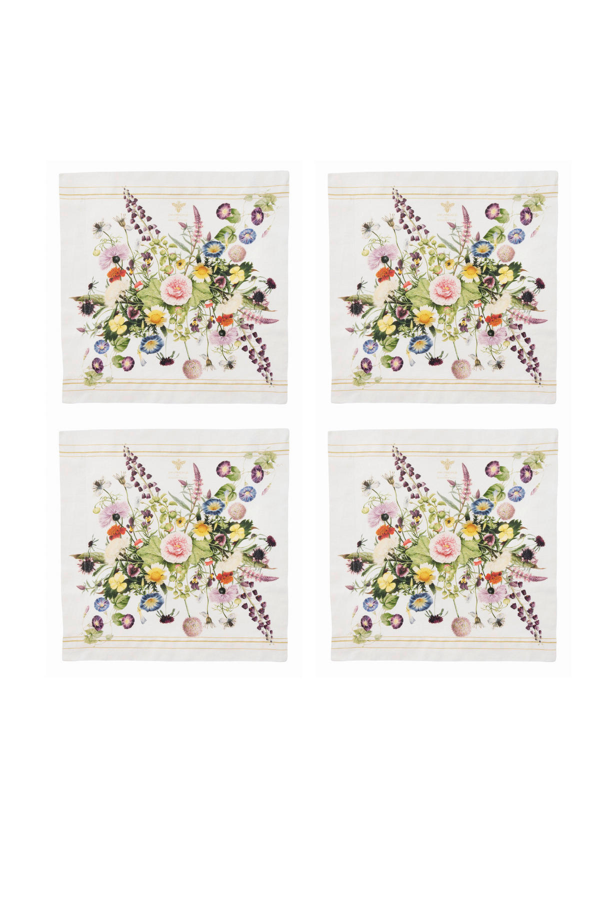 STOFFSERVIETTE 4ER SET  45/45 cm  4 Stück  - Multicolor, Basics, Textil (45/45cm)