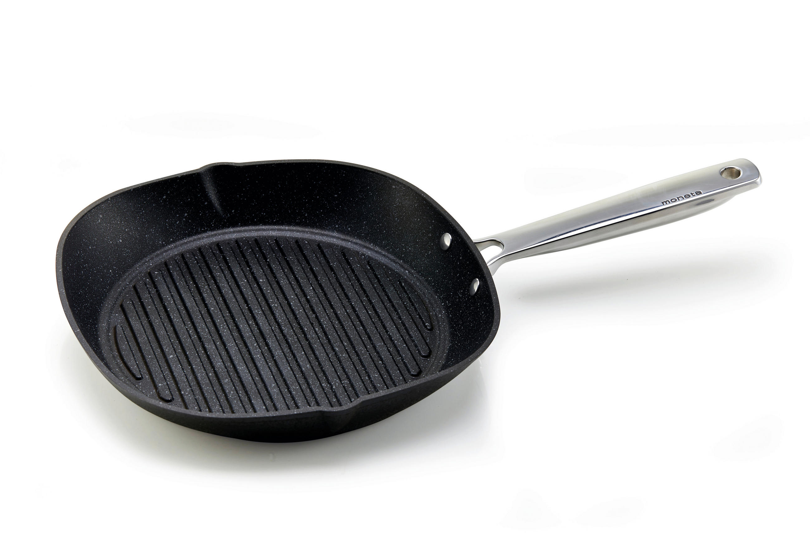PONEV ZA ŽAR 28/28 cm  - črna, Basics, kovina (28/28cm) - moneta