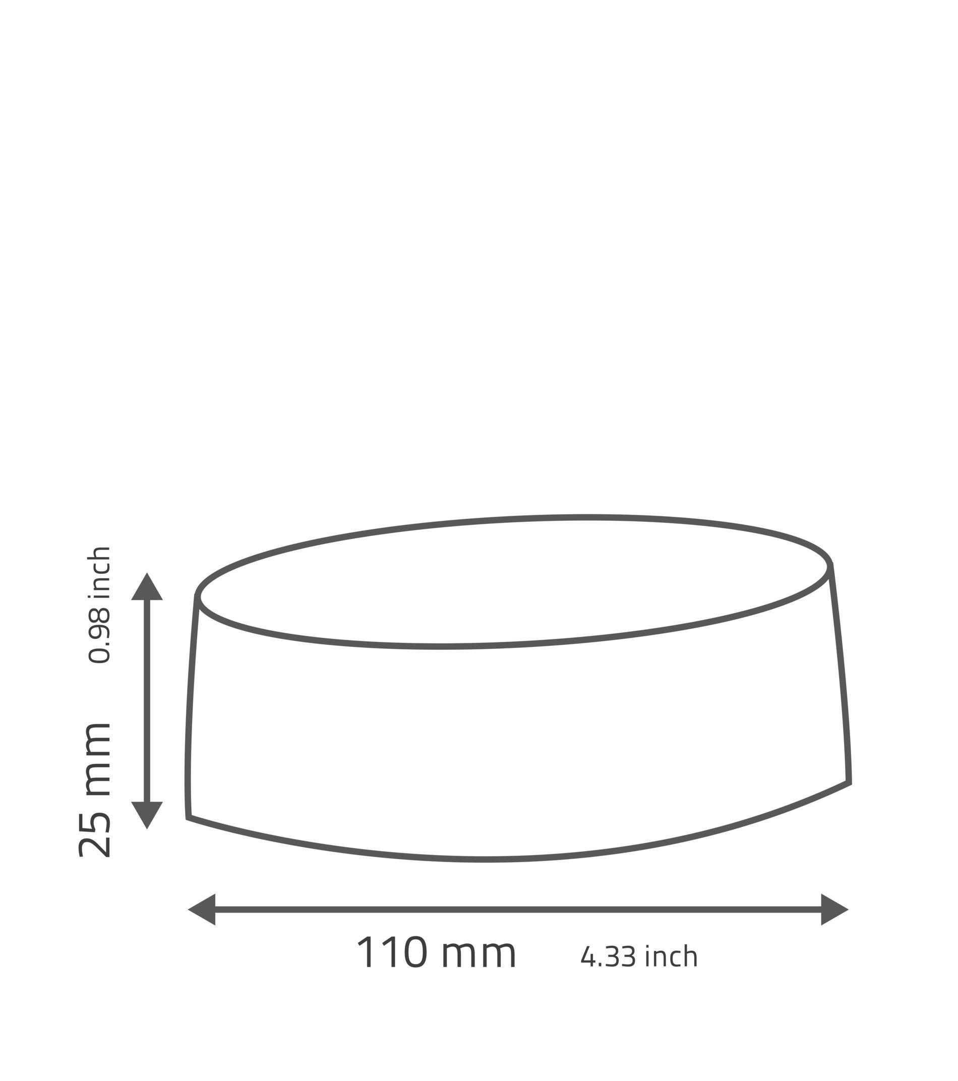 MÝDLENKA antracitová - antracitová, Basics, dřevo/plast (11/2,5/11cm) - Sadena