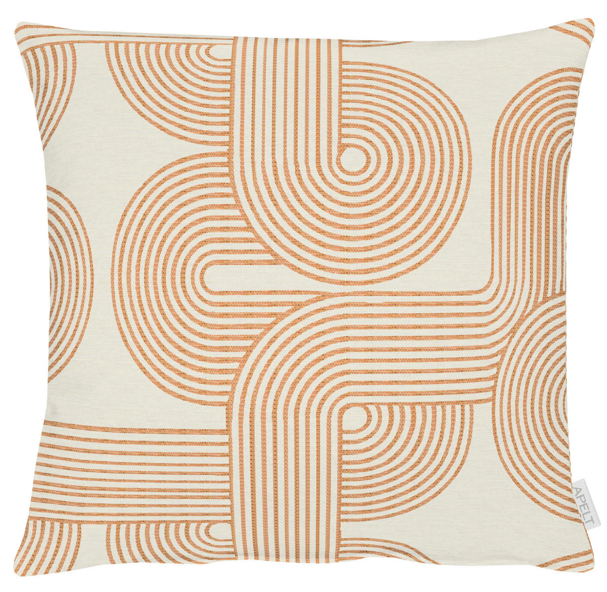 KISSENHÜLLE 46/49 cm  - Beige/Orange, Design, Textil (46/49cm) - Apelt